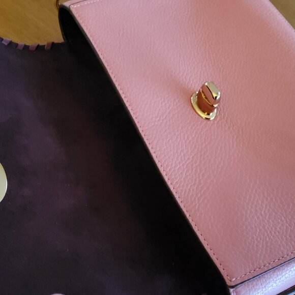 Coach Marlie Top Handle Satchel / Crossbody Handbag with Whipstitch Trim - Picture 5 of 7